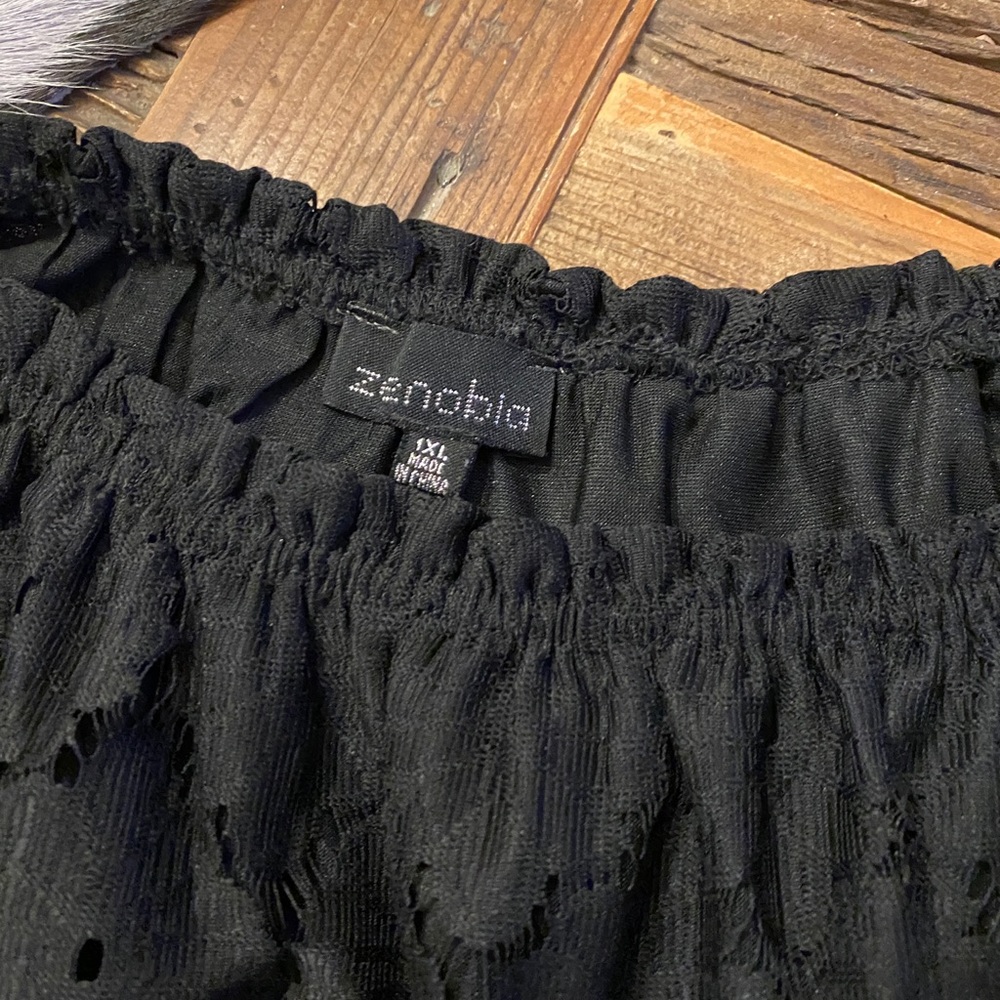 Black lace like jumper